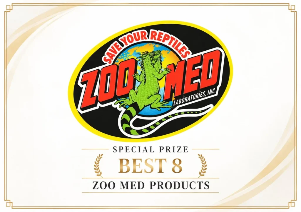 ZOO MED SPECIAL PRIZE BEST 8 ZOO MED PRODUCTS